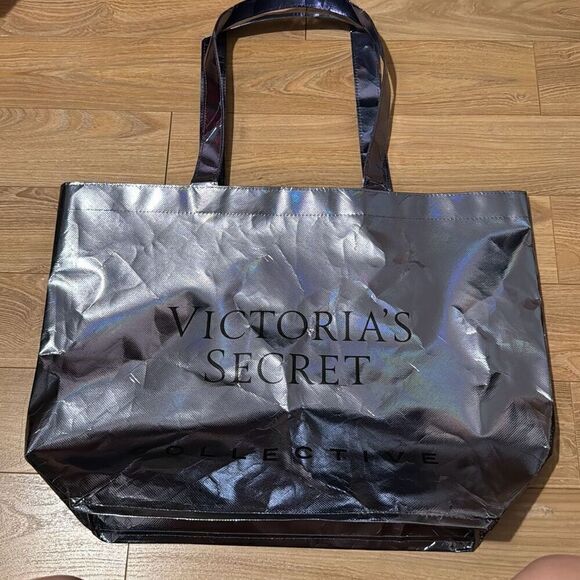 Victoria’s Secret collective metallic iridescent tote bag - Picture 1 of 5